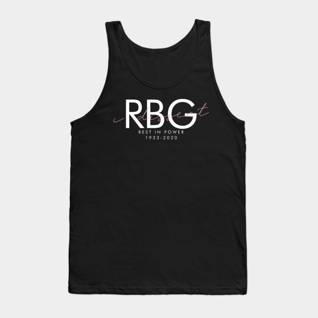 RIP RBG Tank Top by bellamuert3